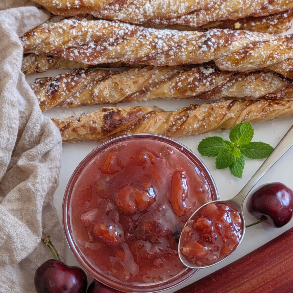 Cherry Rhubarb Jam