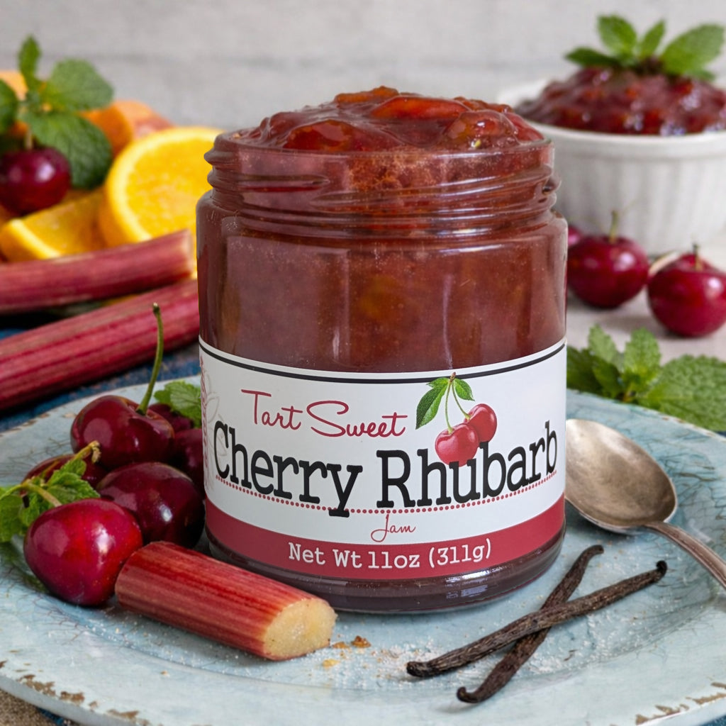 Cherry Rhubarb Jam